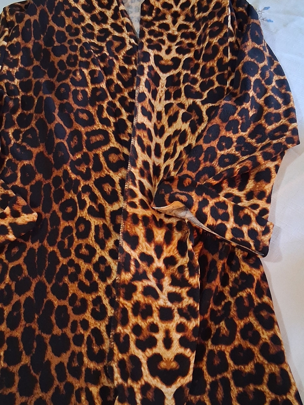 Leopard Print Women’s Tunic Top - Brown/Black XL 260907